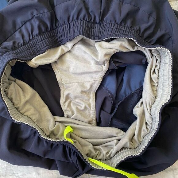 Champion men XL pull on swim shorts w/elastic waist and drawstring navy blue - Picture 5 of 9